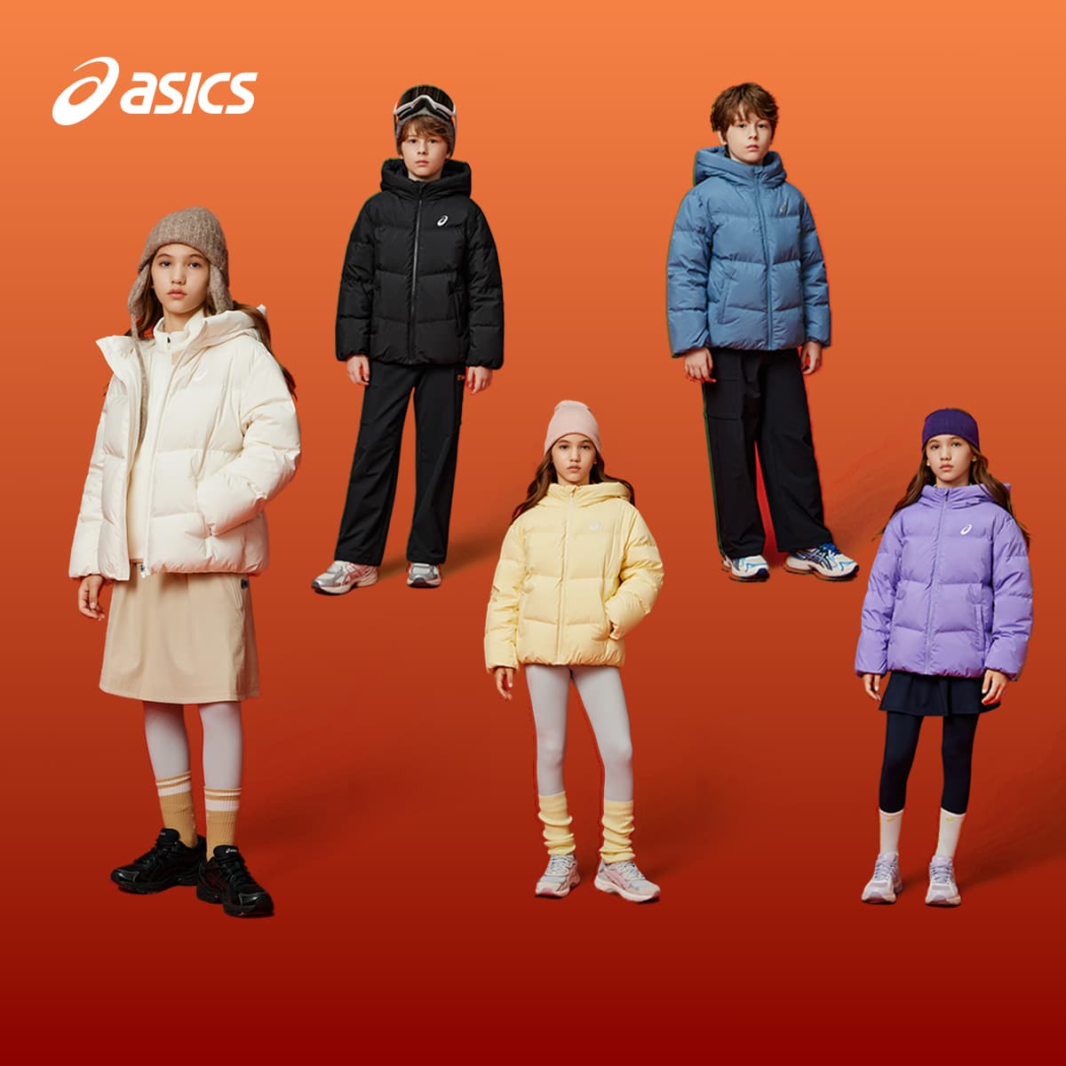 Asics Спортивная Выполненность Пуховик Подростки - изображение 2