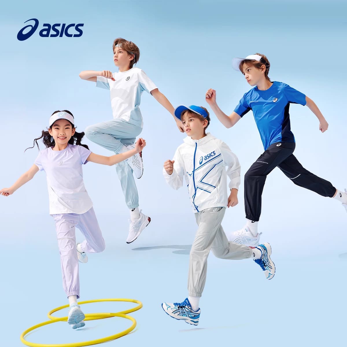 ASICS Спортивные трикотажные брюки Sports Performance SS25 5003 Темно-синий Детский - изображение 2
