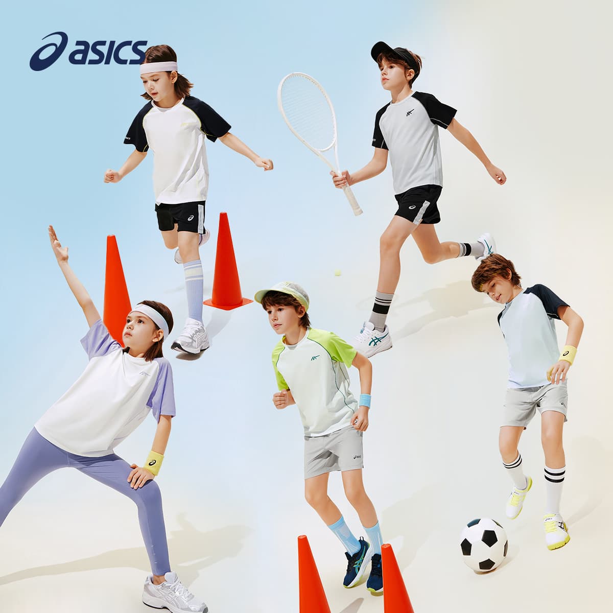 Asics Школьный возраст Детский Быстросохнущие T-рубашки - изображение 2