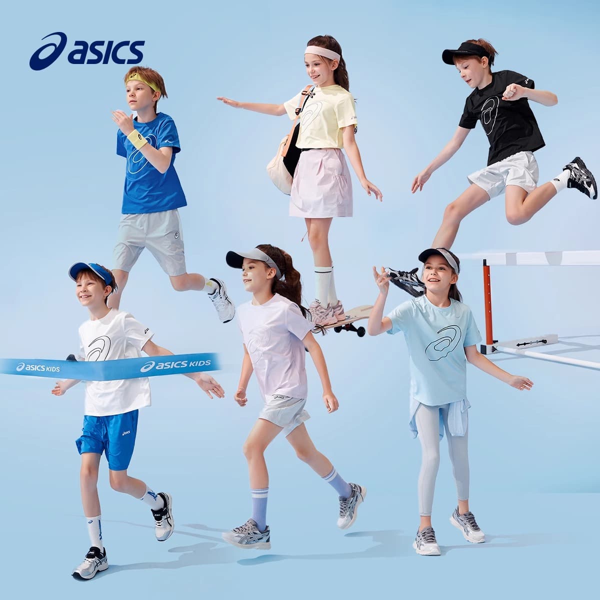 Футболка Asics Спортивная Т-рубашка 0000 Белая Детская - изображение 2