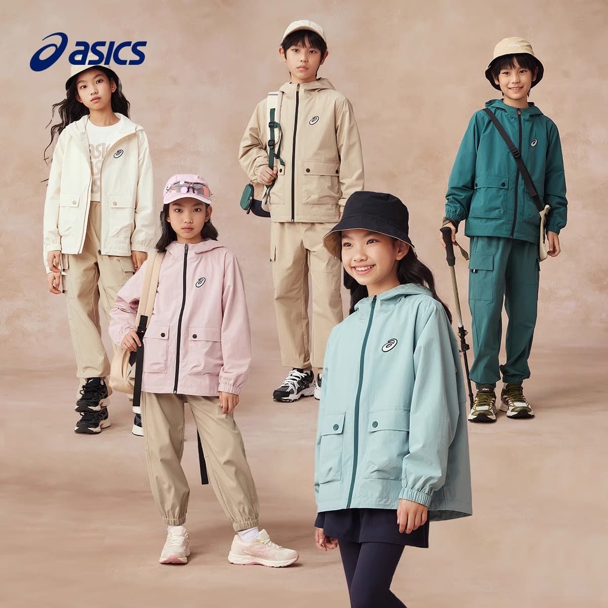 asics Ветровка Urban Fashion Хаки Подростки - изображение 2