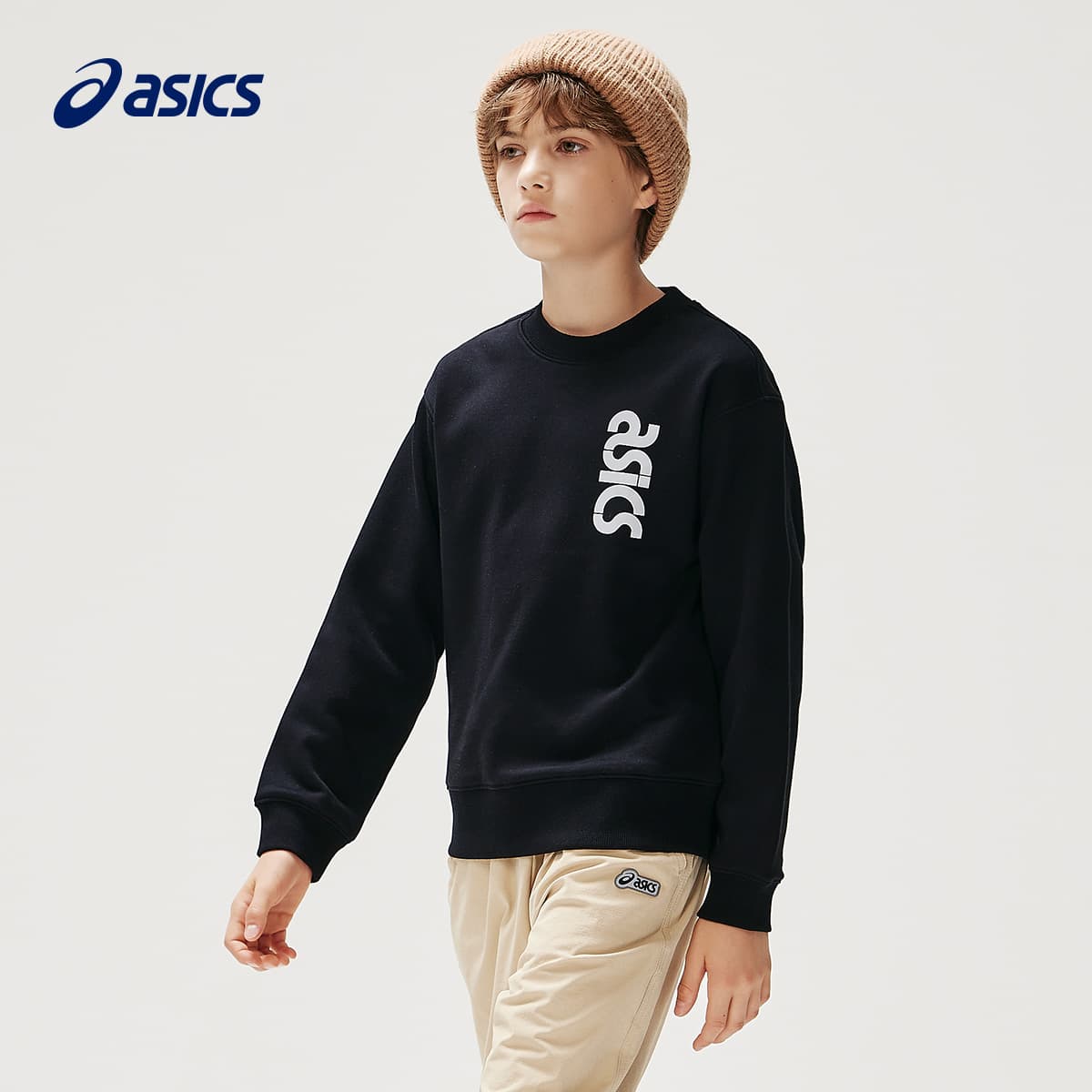 ASICS 9000 Черный Школьный возраст Толстовка - изображение 3