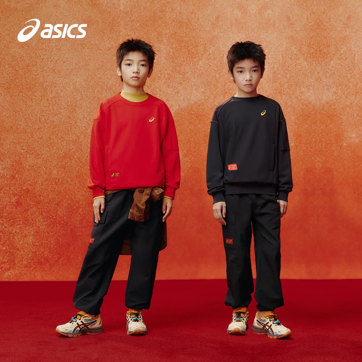 ASICS 9000 Черный Детский Толстовка - изображение 2
