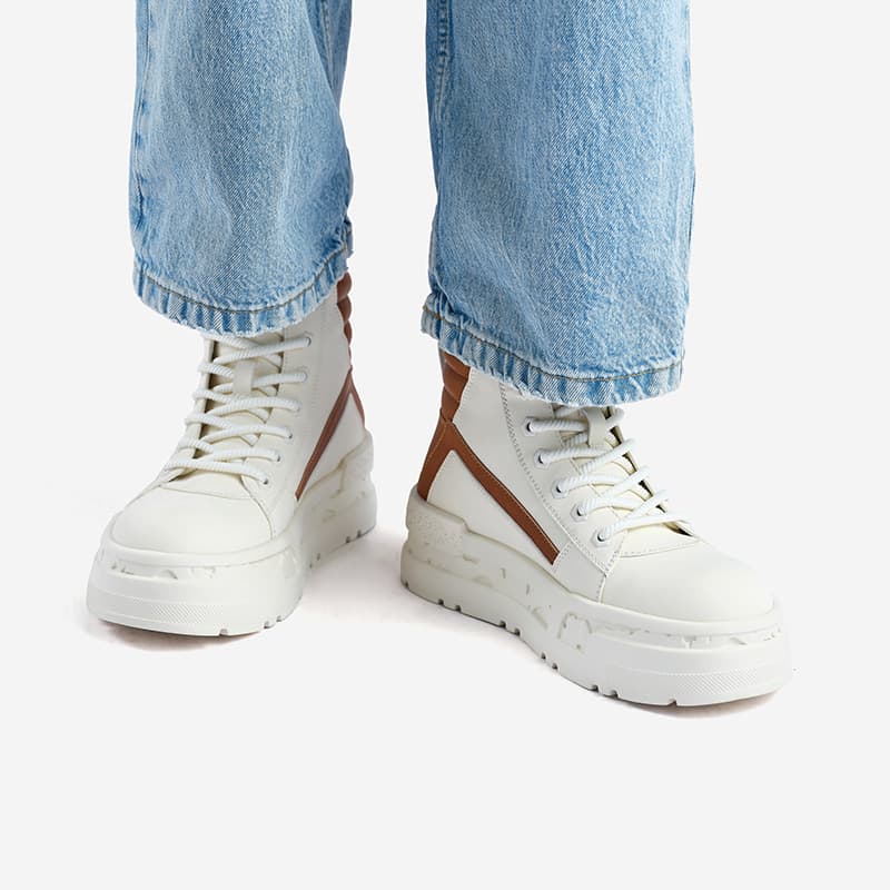 Кроссовки FAIRWHALE Canvas High-Top Sneakers - изображение 6