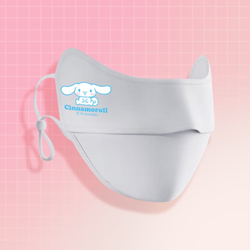 Sanrio x Куроми x Hello Kitty Тонкий солнцезащитный дышащий маски с UV-защитой 100% полиамид детский - изображение 7