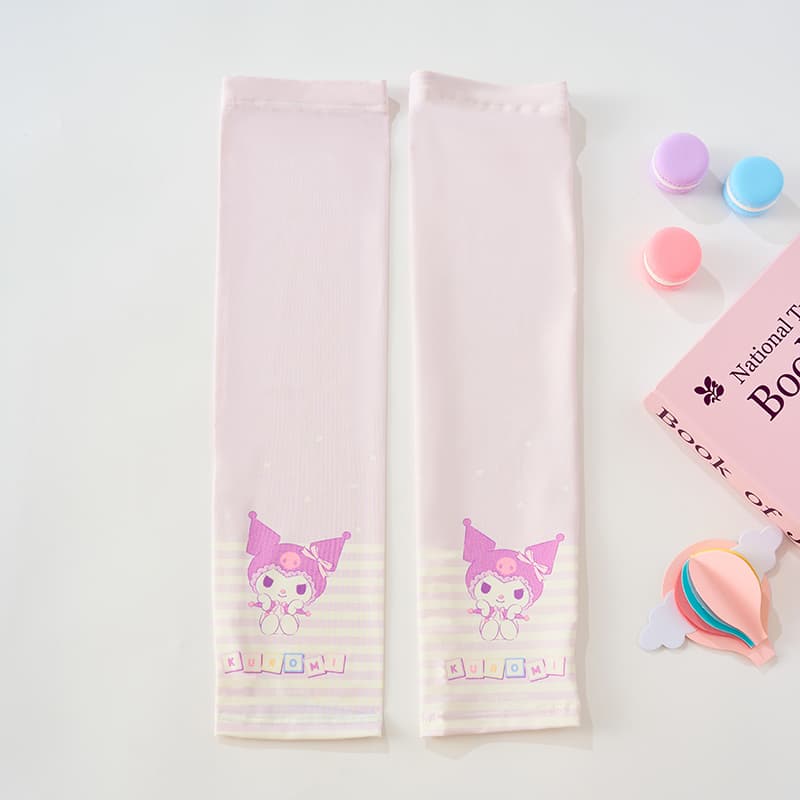 Sanrio X Куроми X My Melody Тонкие Дышащие Охлаждающие Рукава Из Полиэстера С UV-защитой Для Женщин - изображение 2