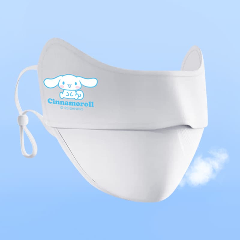 Sanrio x Куроми x Hello Kitty Тонкий солнцезащитный дышащий маски с UV-защитой 100% полиамид детский - изображение 8