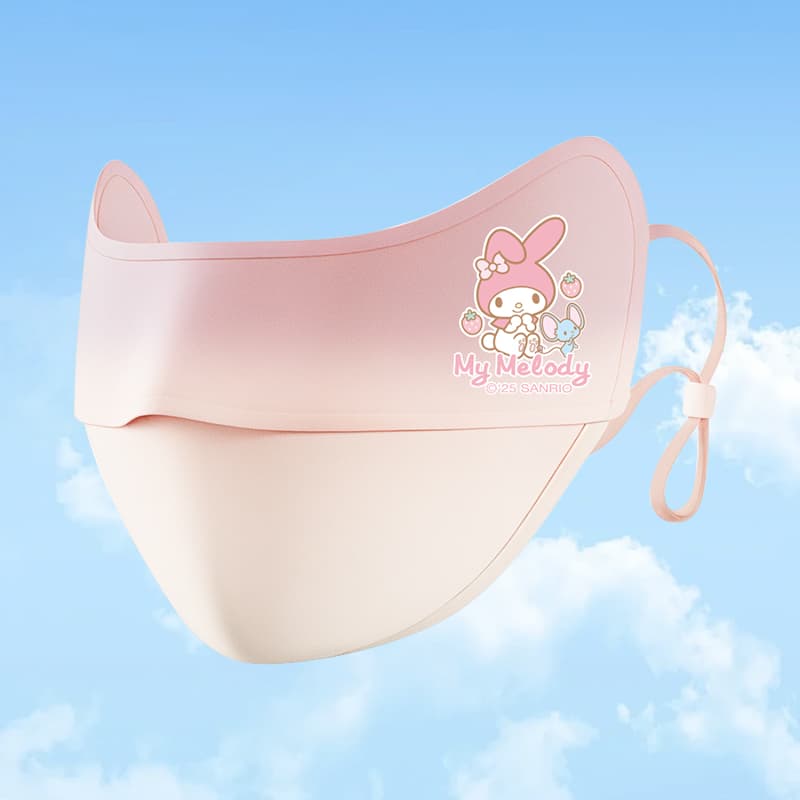 Sanrio Kuromi x My Melody Детские маски с UV-защитой из ледяного шелка, 100% полиамид - изображение 2