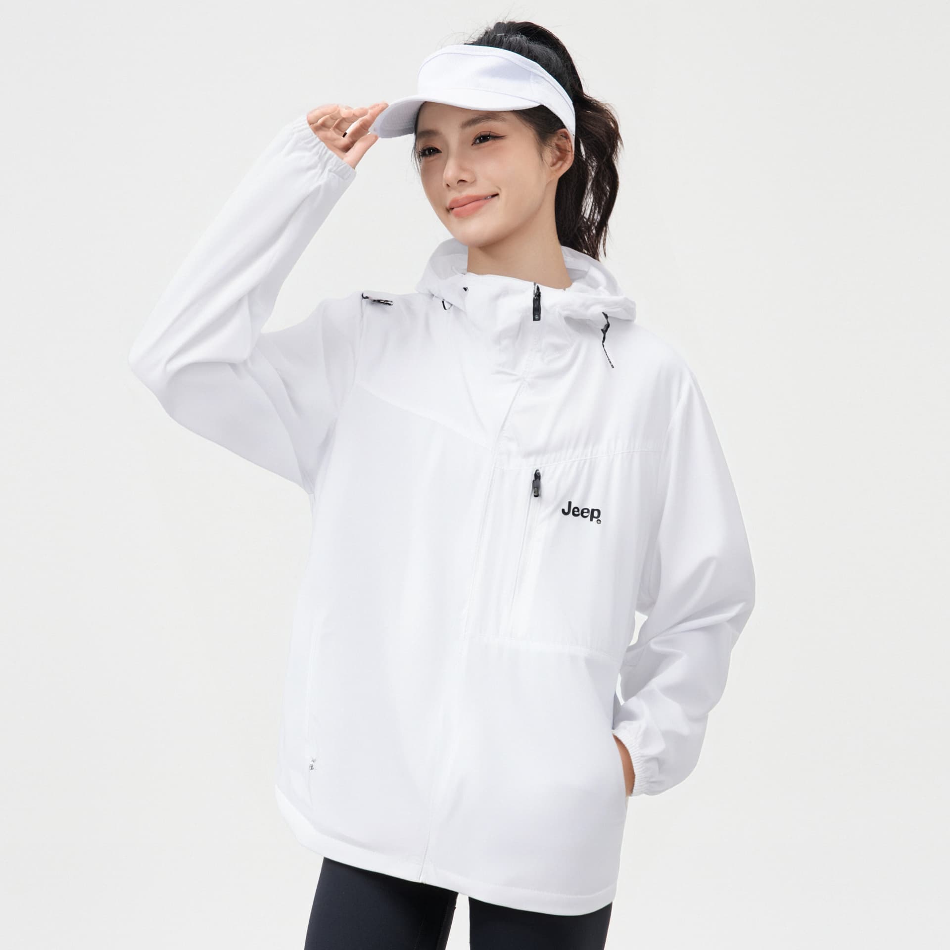 Легкая ветровка Jeep Ice Peak Sun Protection Collection Дышащая одежда с защитой от солнца унисекс - изображение 4