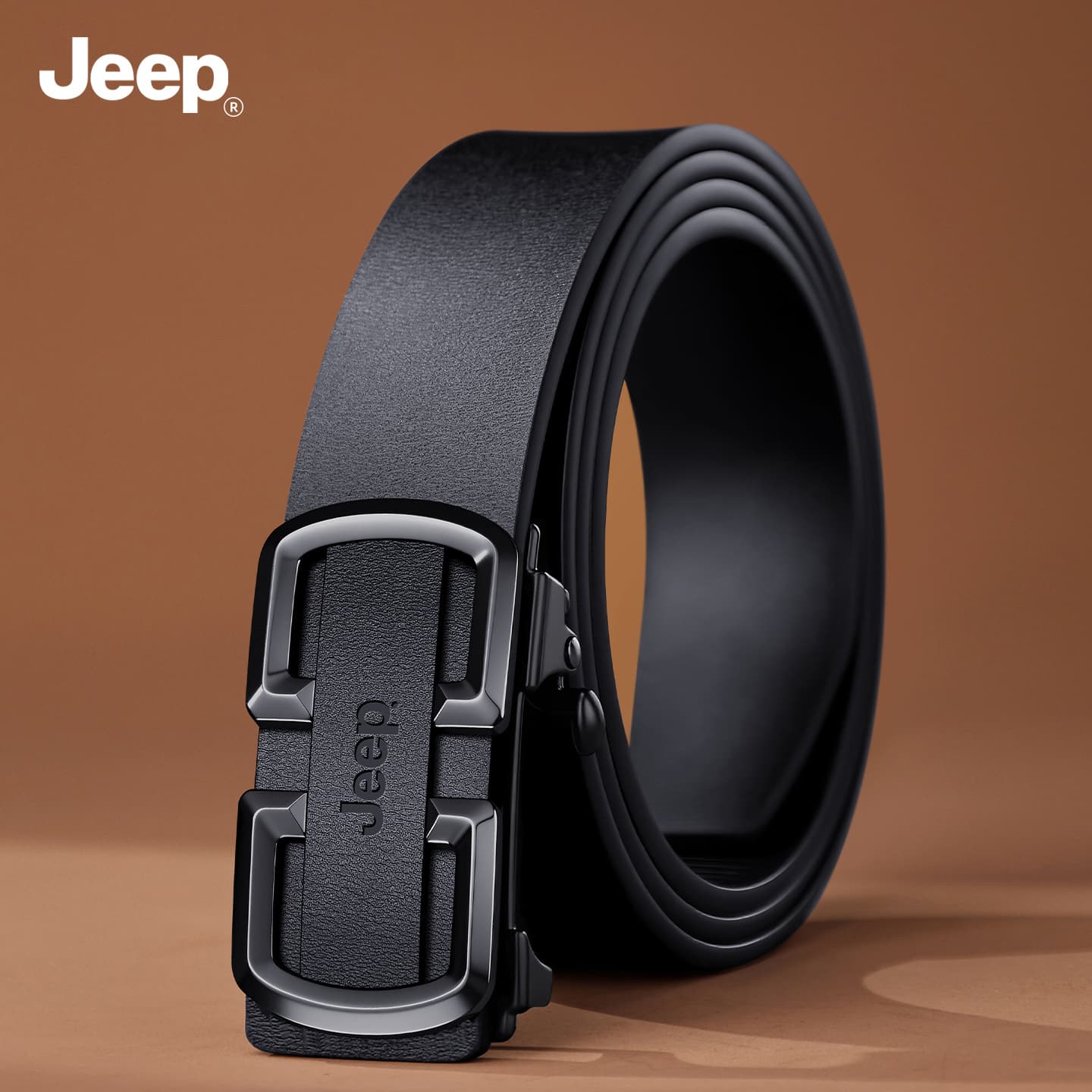 Ремень Коробка Jeep Спилок Коровья кожа Ремни Мужской 3,4CM - изображение 2