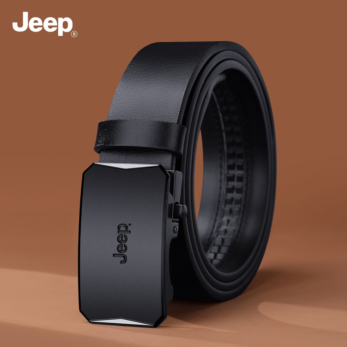 Ремень Jeep Спилок коровья кожа ремни мужские 3,5 см - изображение 2
