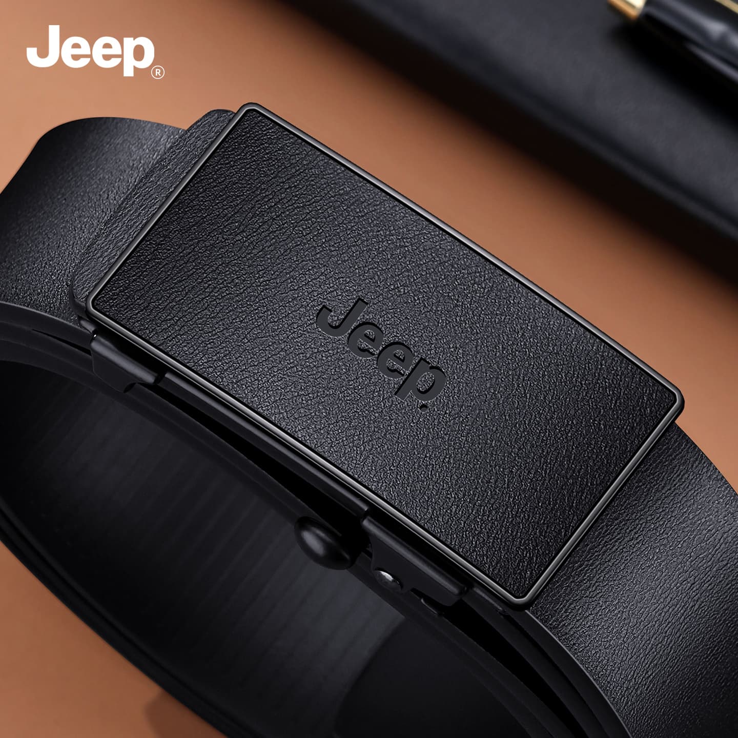Ремень Jeep Ремни из коровьей кожи мужской 3,4CM - изображение 3