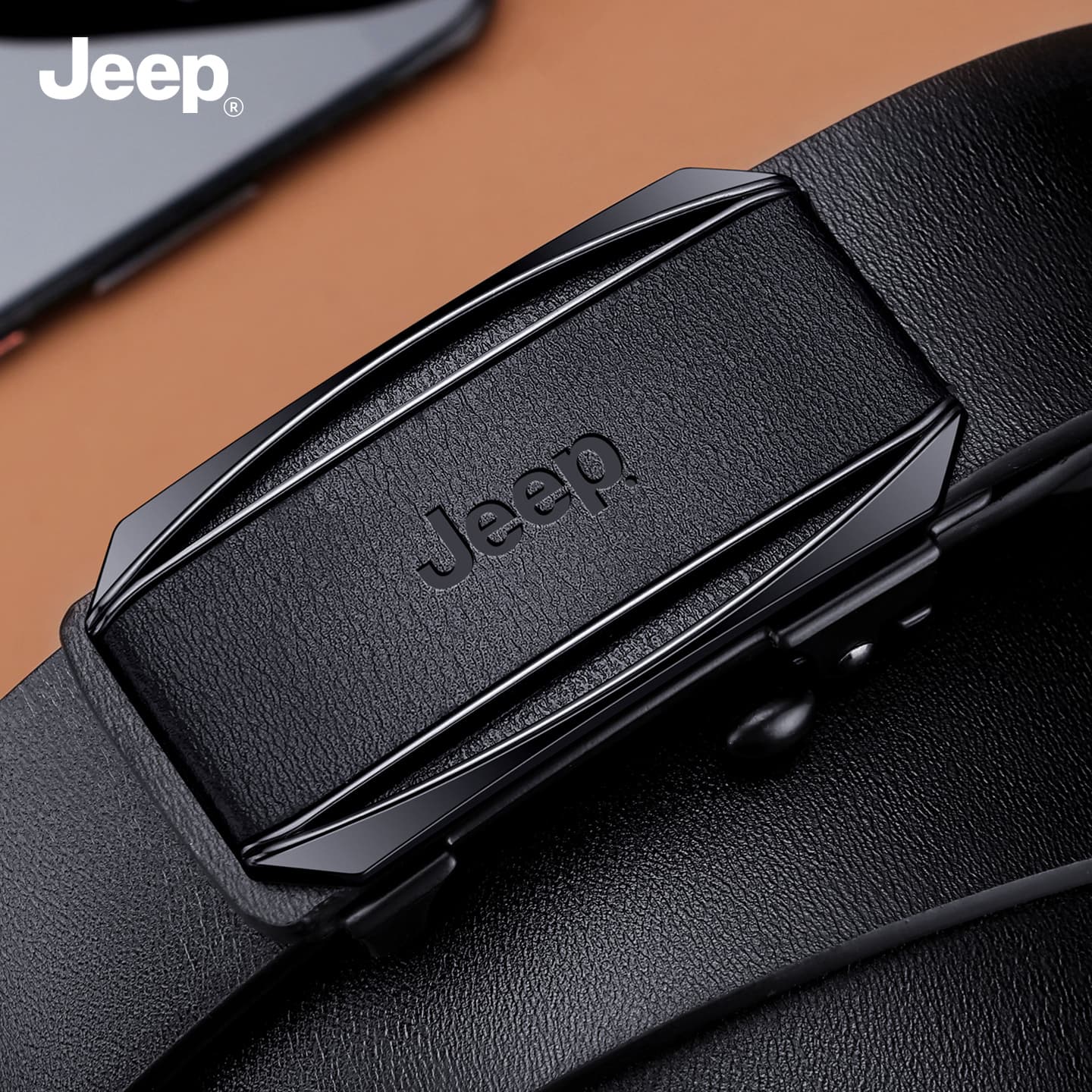 Ремень Jeep Спилок коровья кожа ремни мужские 3,4CM - изображение 3