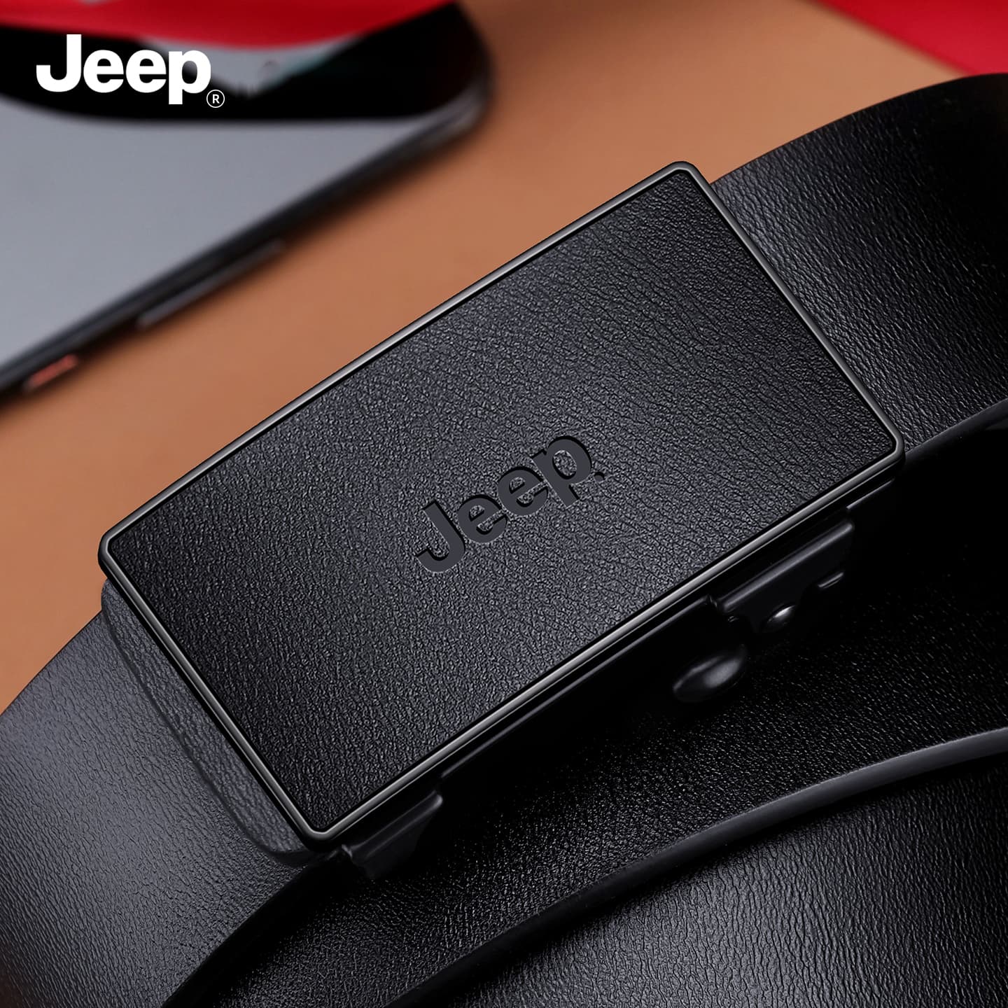Ремень Jeep Ремни из коровьей кожи мужской 3,4CM - изображение 4