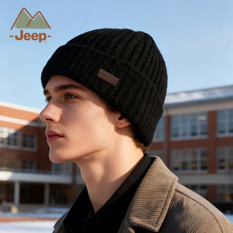 Шапка Jeep Плюшевая пряжа Шапки-бини Унисекс - изображение 2