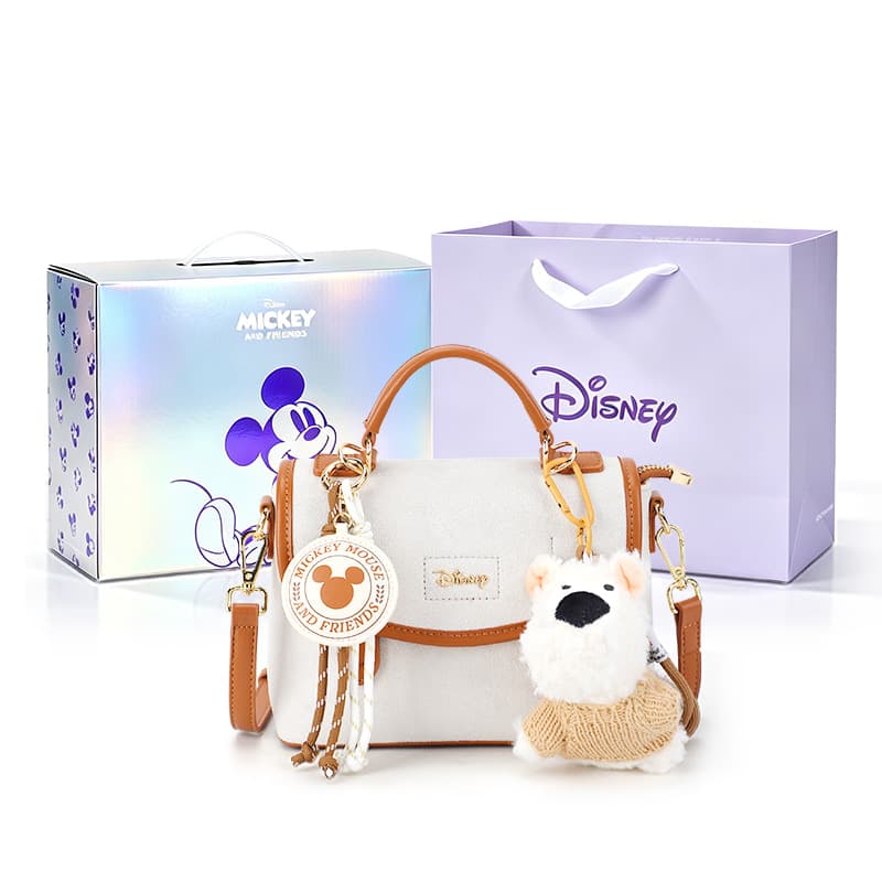 Сумка Disney Сумки Кремовый Абрикос Коричневый Кофейный (Брелок Включен) Женские - изображение 2