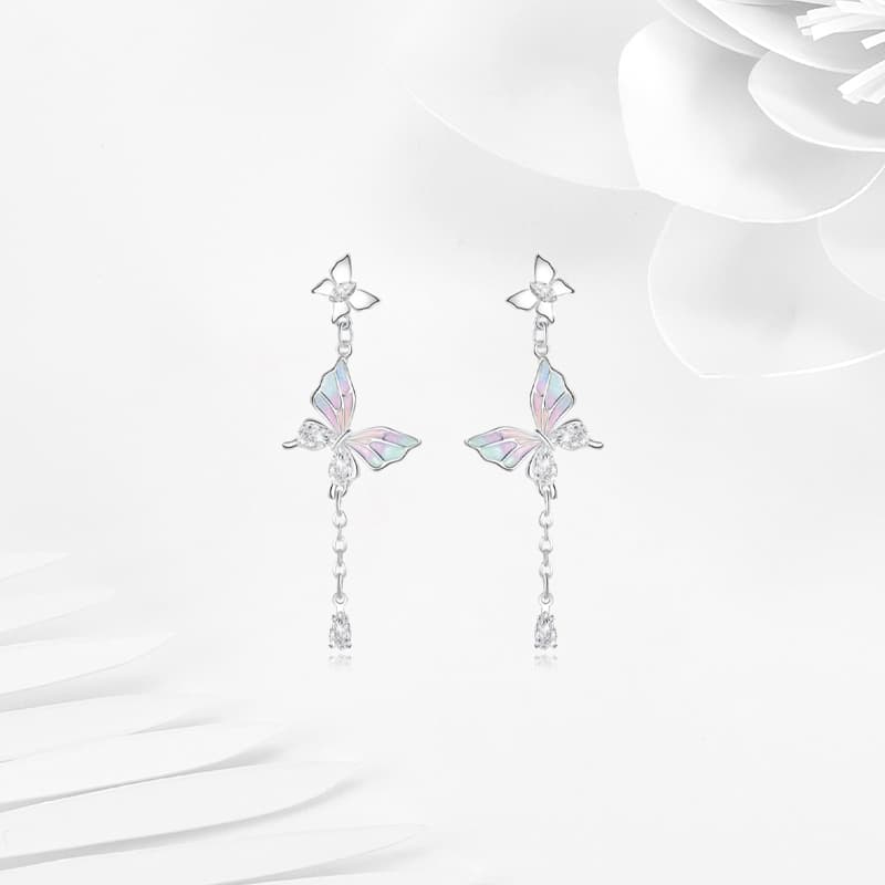 Серьги Серьги JUICY GRAPE с цирконием для женщин - изображение 5