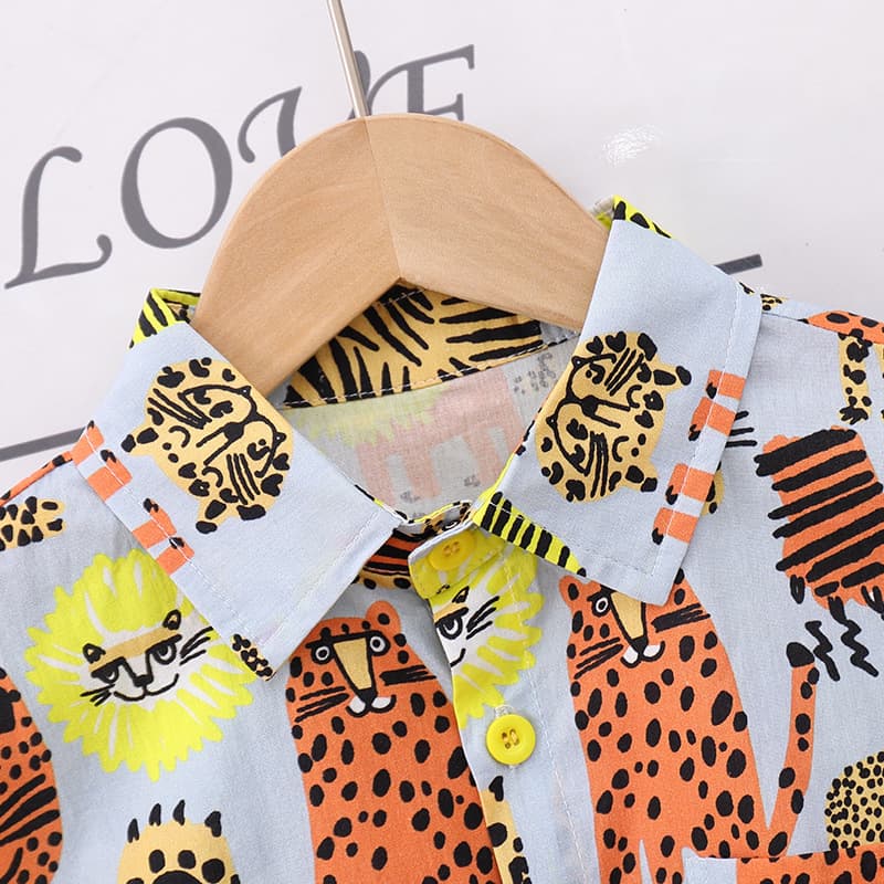 Снупи Yellow Shirt Kids Повседневный Рубашки - изображение 3