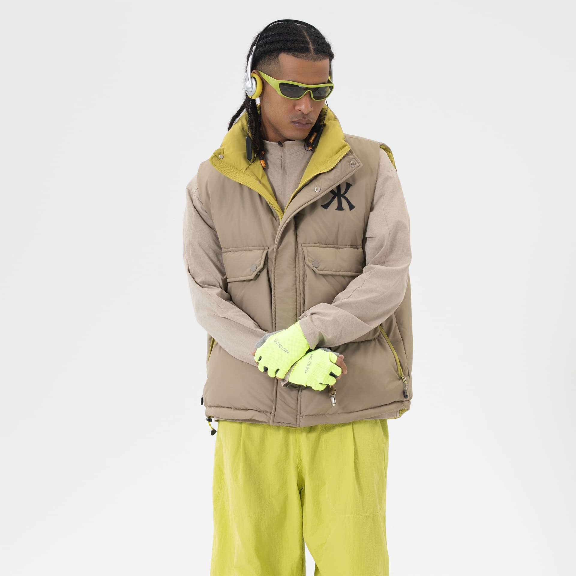 Куртка Kawasaki Unisex Down Vests Кавасаки Унисекс Пуховые жилеты - изображение 7