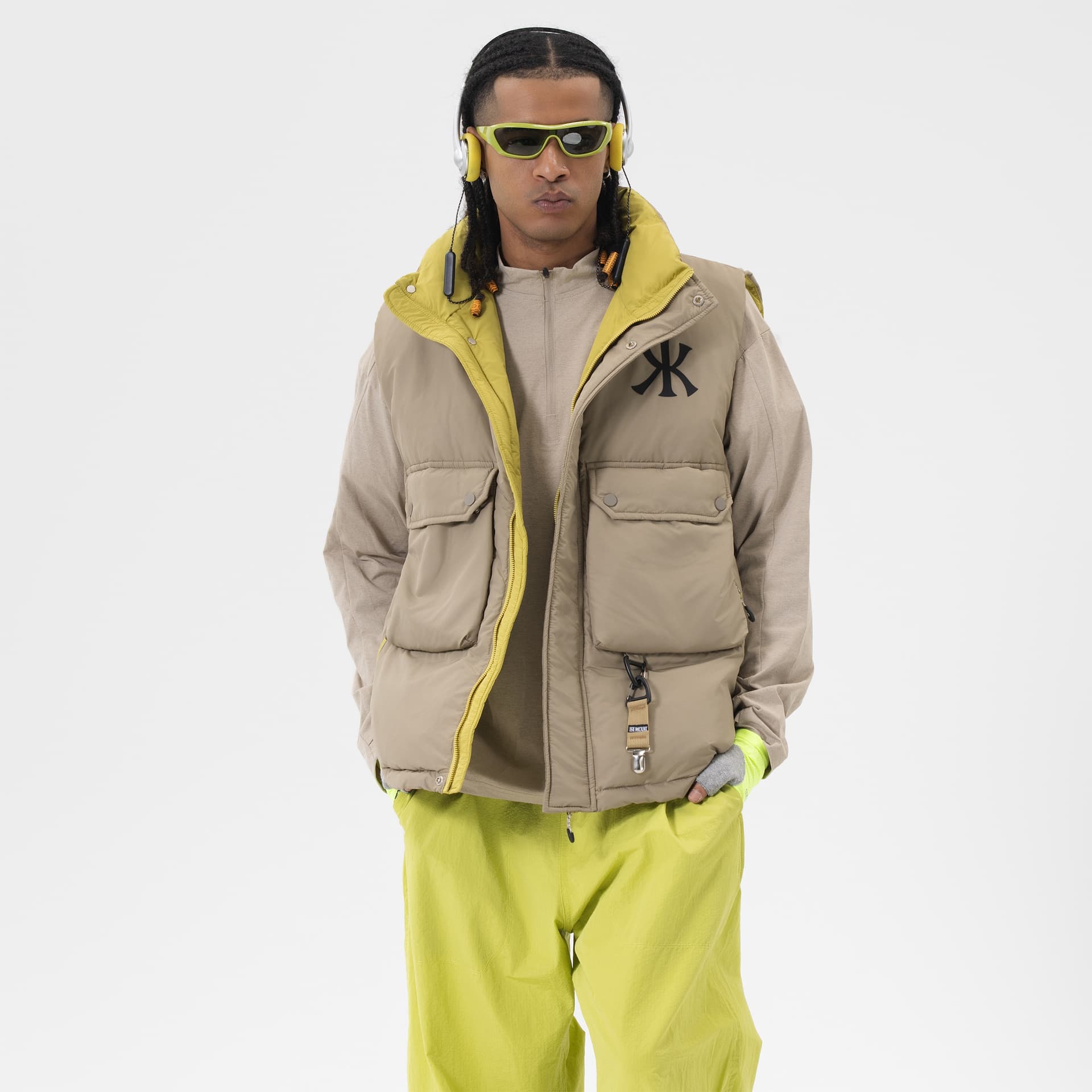 Куртка Kawasaki Unisex Down Vests Кавасаки Унисекс Пуховые жилеты - изображение 5