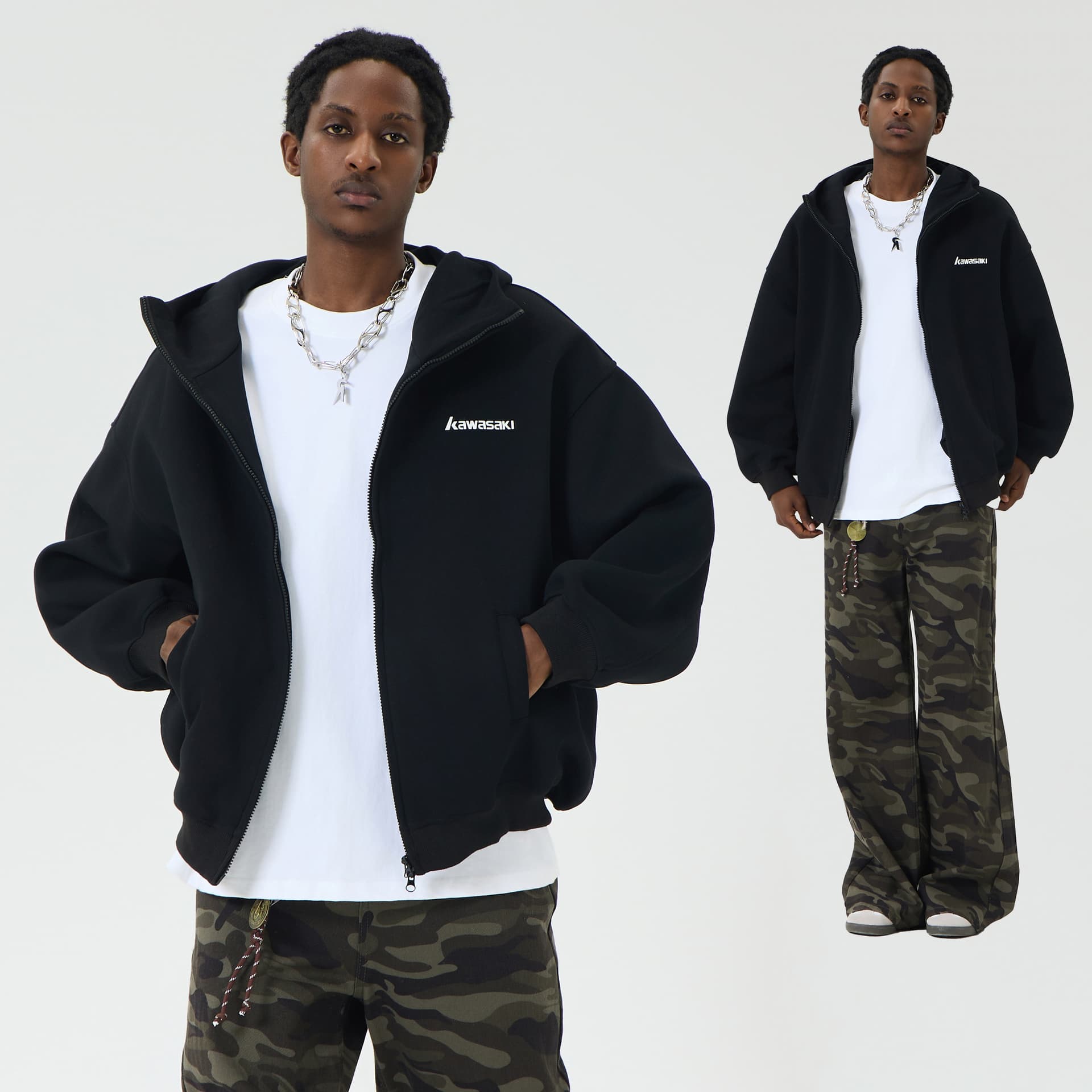 Худи Kawasaki Cleanfit Hoodie - изображение 3