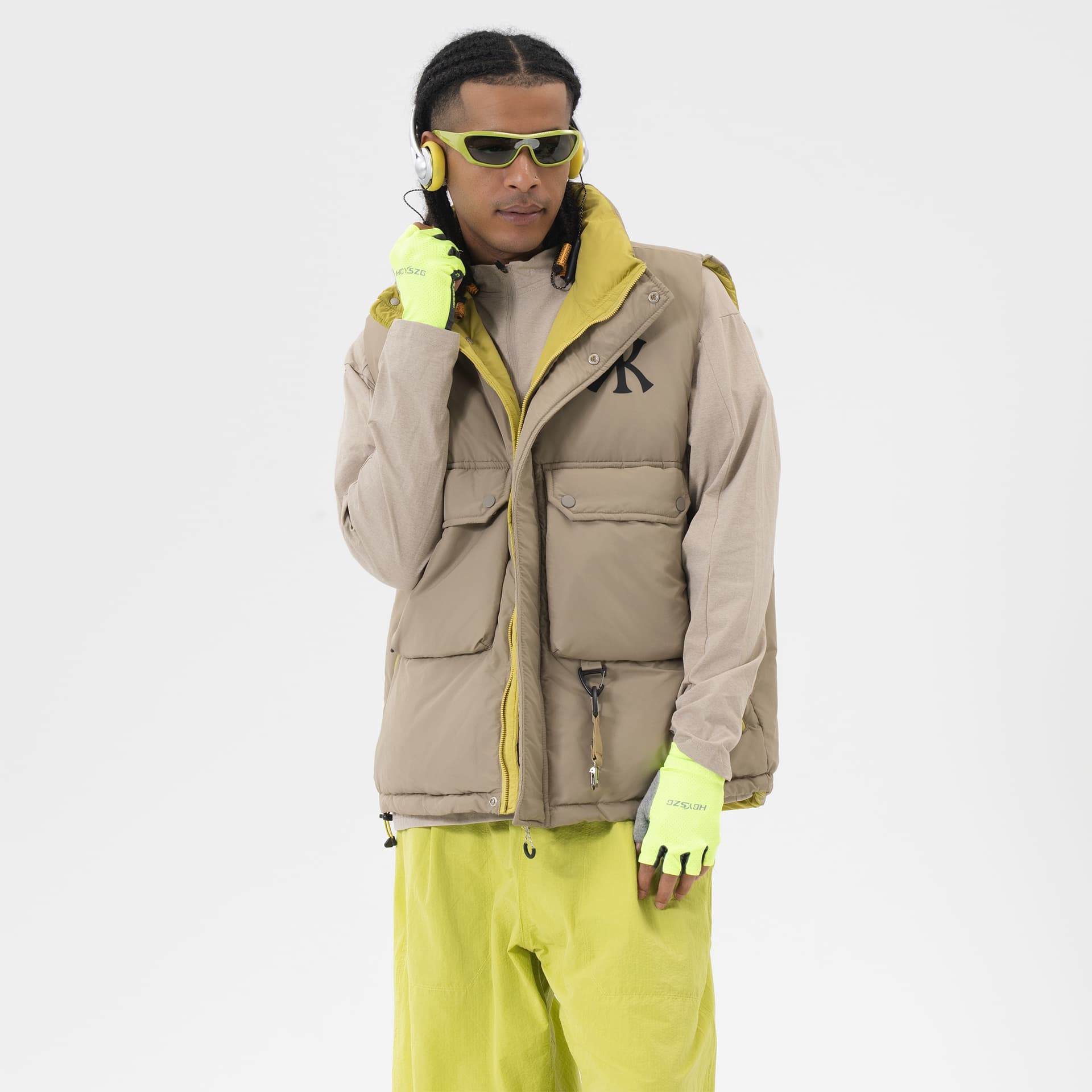 Куртка Kawasaki Unisex Down Vests Кавасаки Унисекс Пуховые жилеты - изображение 4