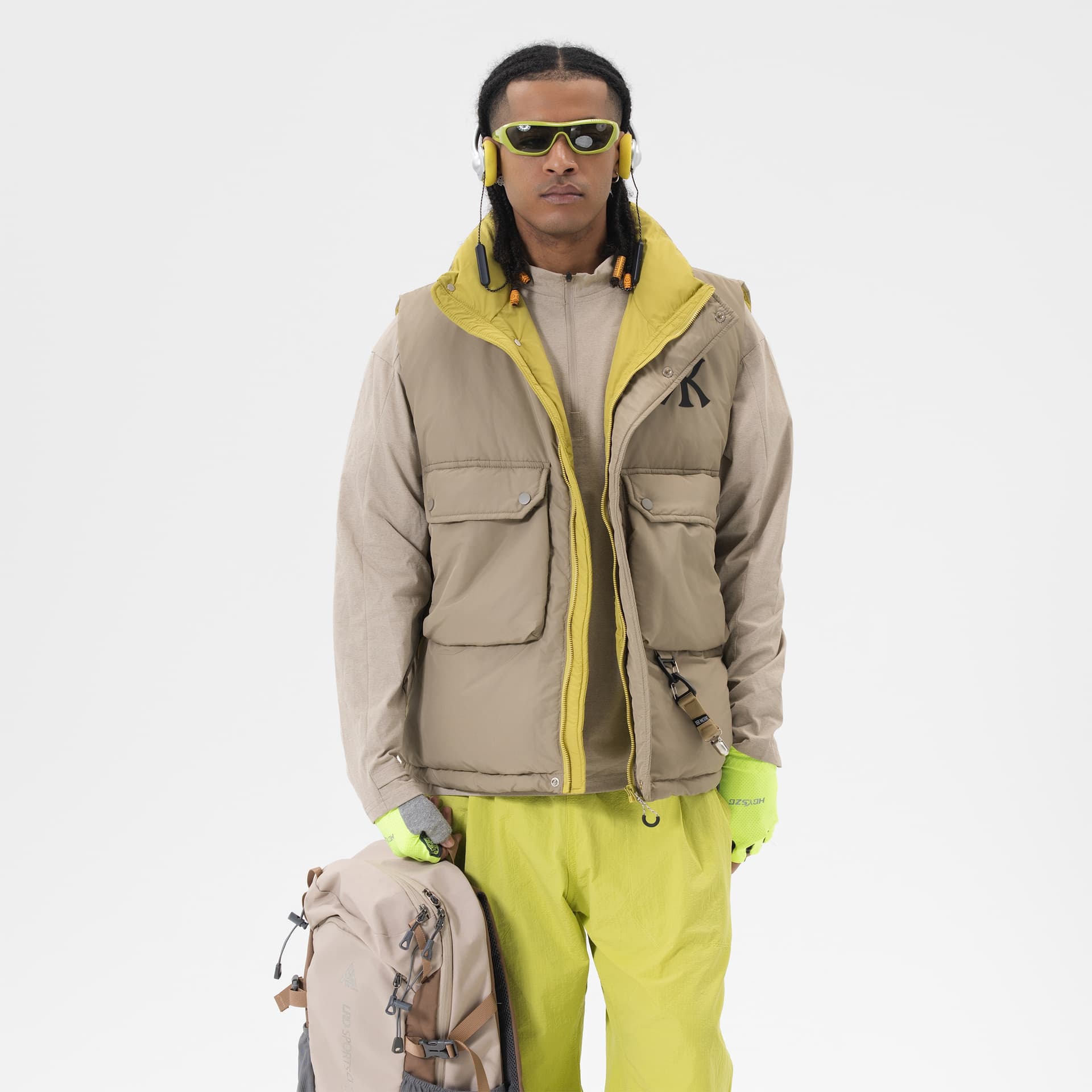 Куртка Kawasaki Unisex Down Vests Кавасаки Унисекс Пуховые жилеты - изображение 3