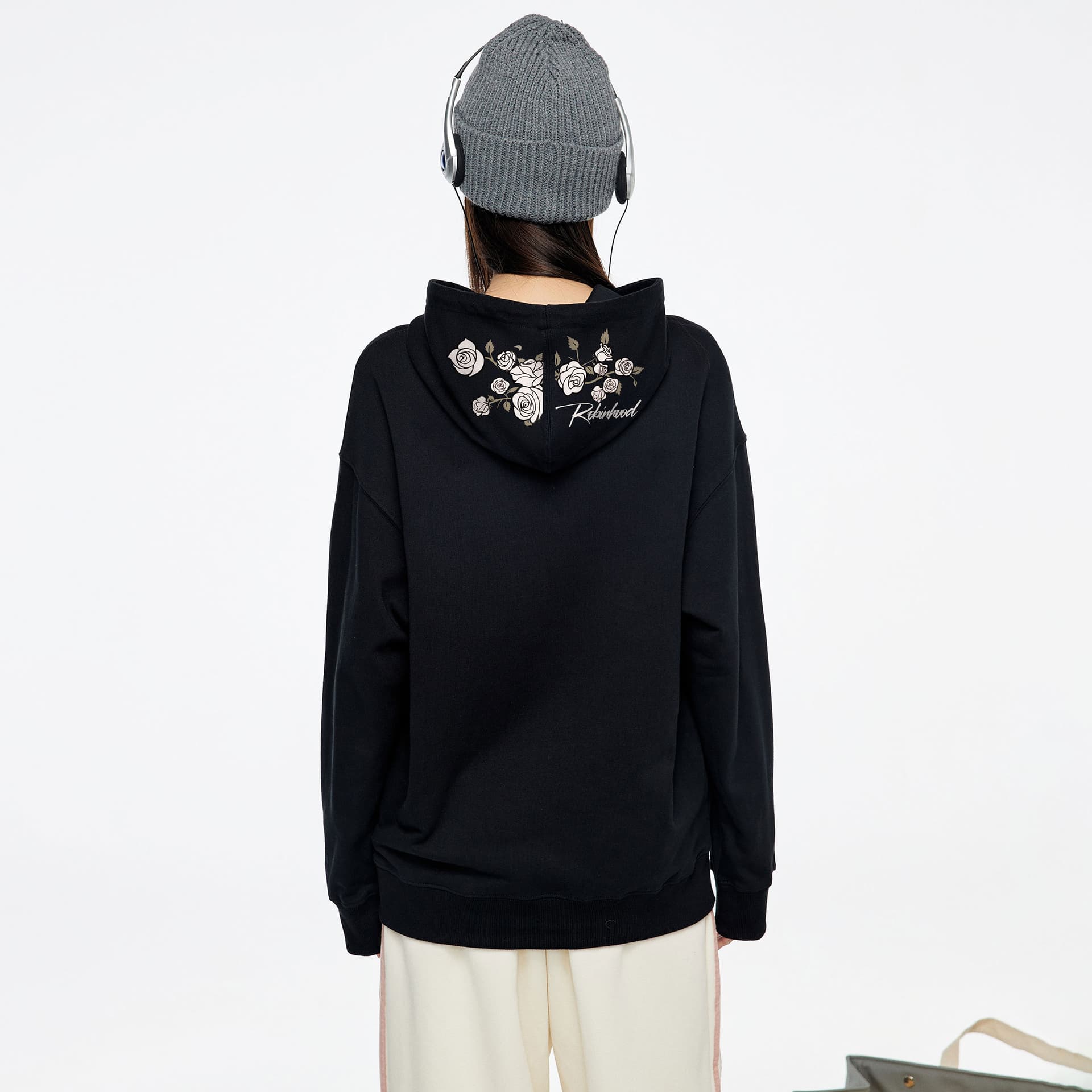 Худи ROBINHOOD Vintage Floral Logo Hoodie - изображение 5