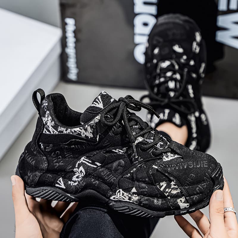 Кроссовки URBAN AUTHENTIC Холст противоскользящий устойчивый к истиранию дышащий легкий увеличивающий высоту низкий верх - изображение 3