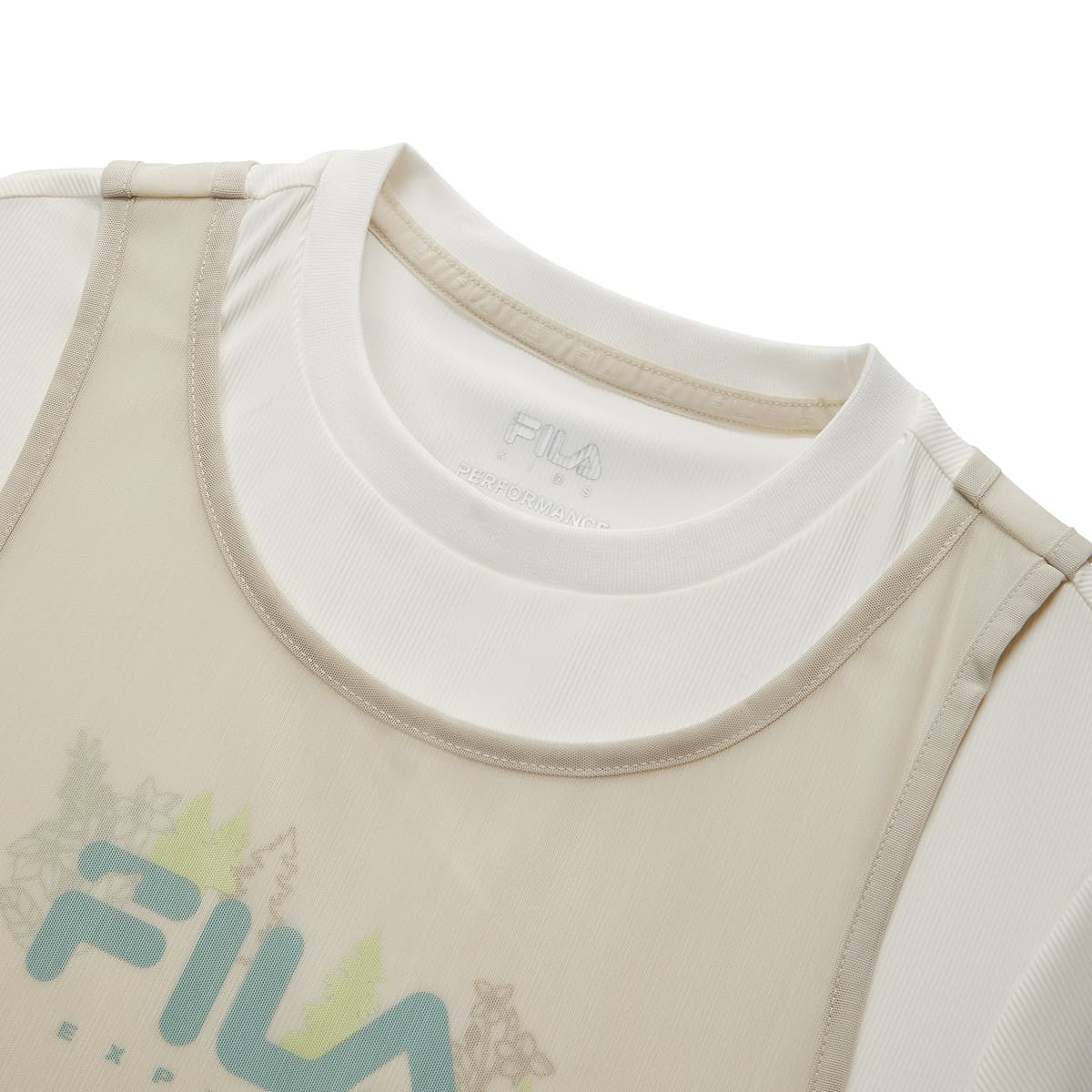 Футболка FILA KIDS Цапельно-белый Kids T-рубашки - изображение 2