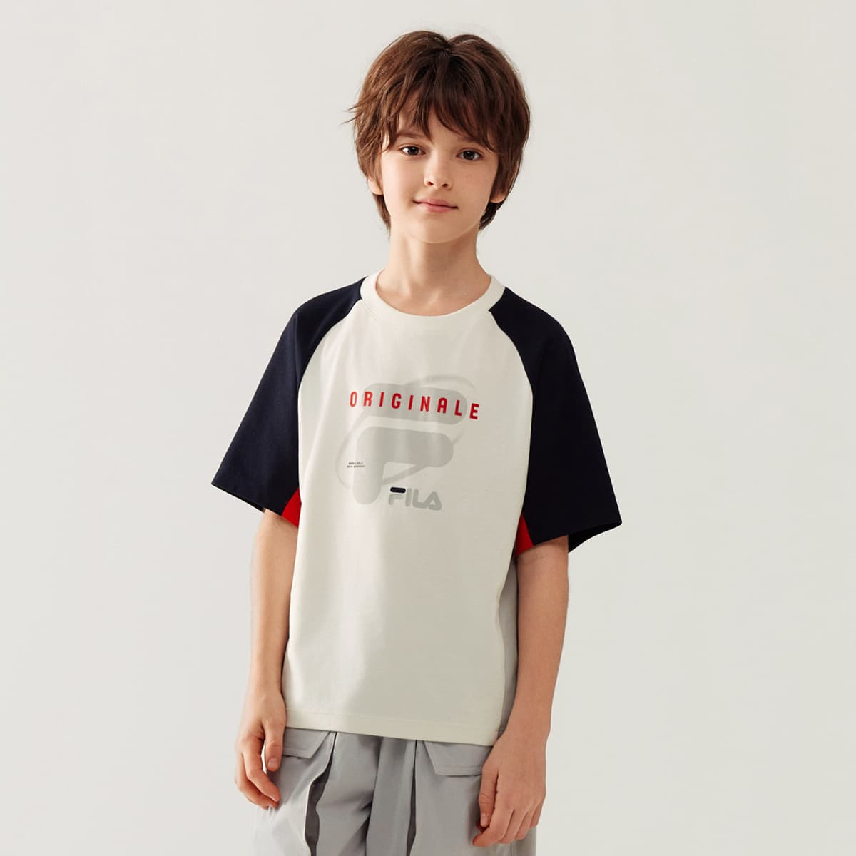 Футболка FILA KIDS T-рубашка Cloud White Детская - изображение 2