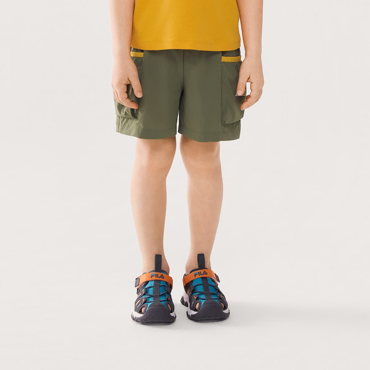 FILA KIDS Одежда Шорты Детские Военный Зеленый - изображение 3