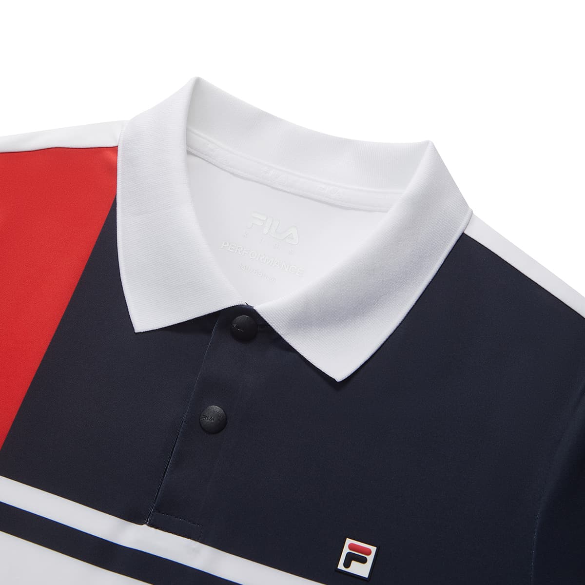 Футболка FILA KIDS Выступление FPF Короткий Sleeved Поло RD Королевский синий Детский - изображение 5