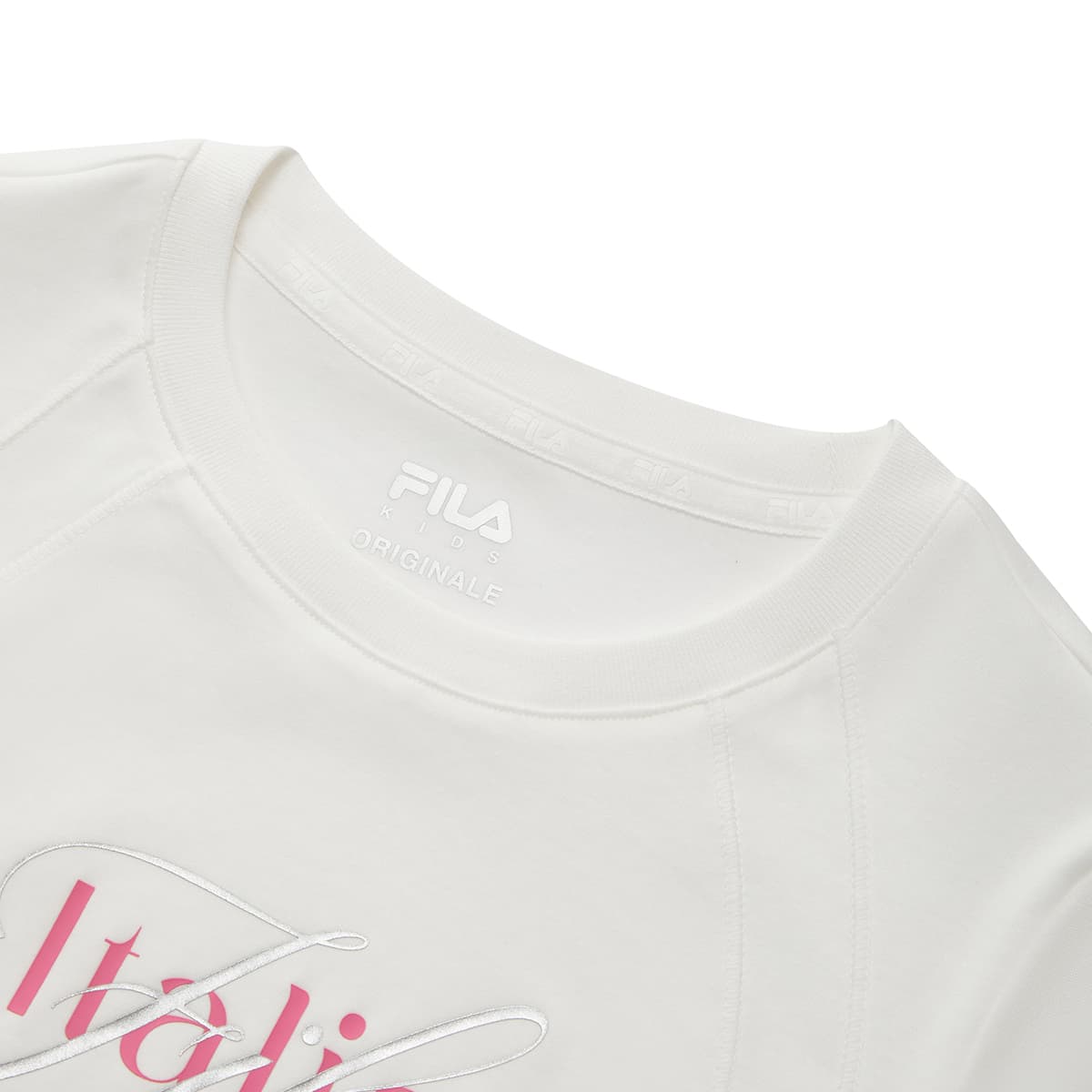 Футболка FILA KIDS T-рубашка Cloud White Детская - изображение 3