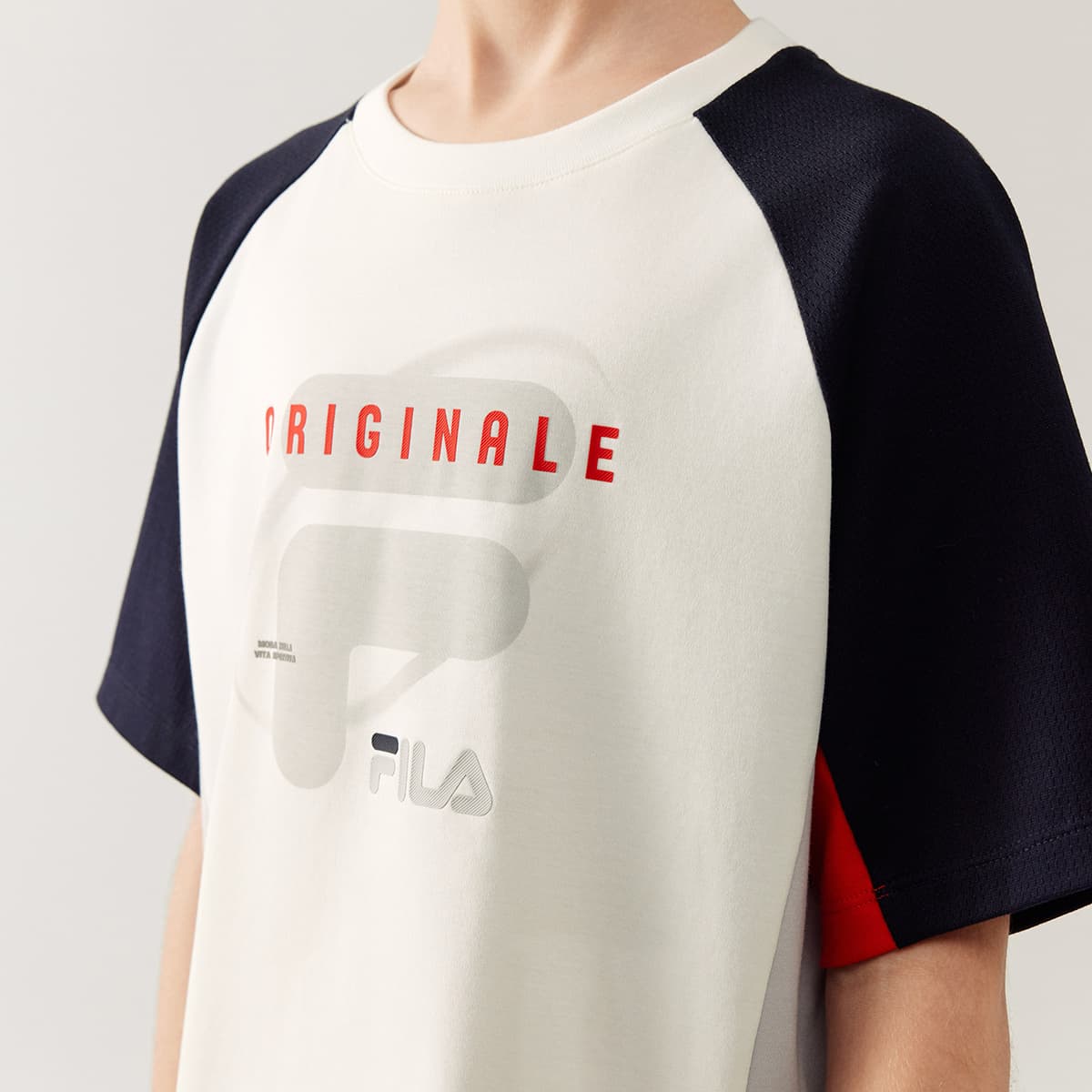 Футболка FILA KIDS T-рубашка Cloud White Детская - изображение 4