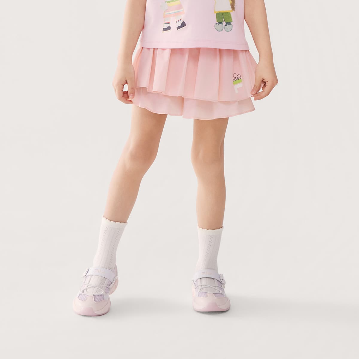 FILA KIDS Юбка Детская Охлаждающая и Свежая Розовая - изображение 2