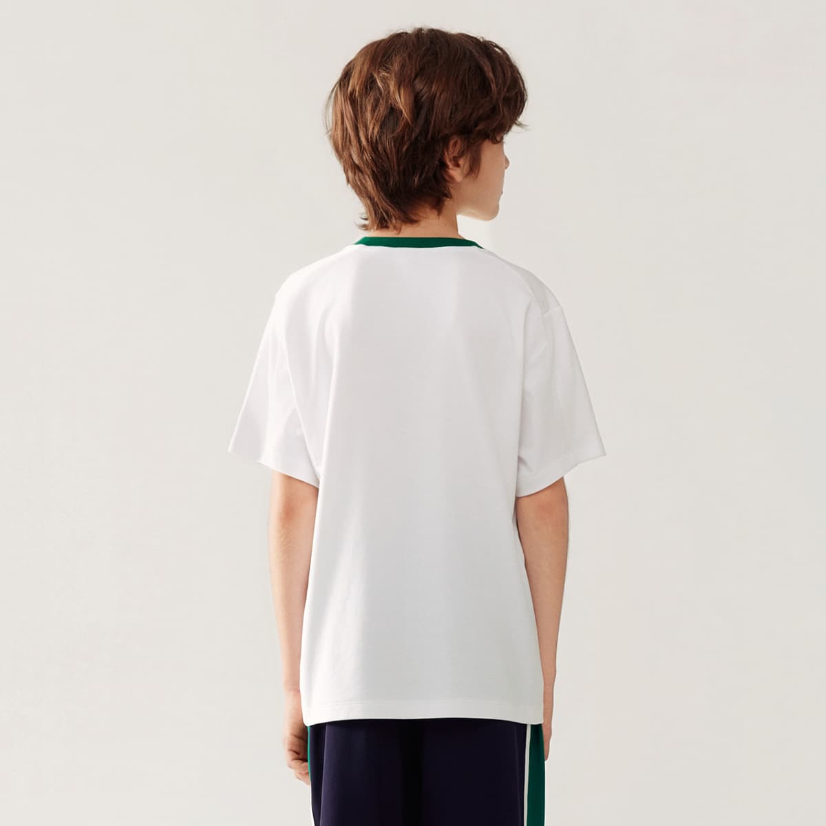 Футболка FILA KIDS Выступление FPF Нефритовый Белый Детские Рубашки - изображение 3