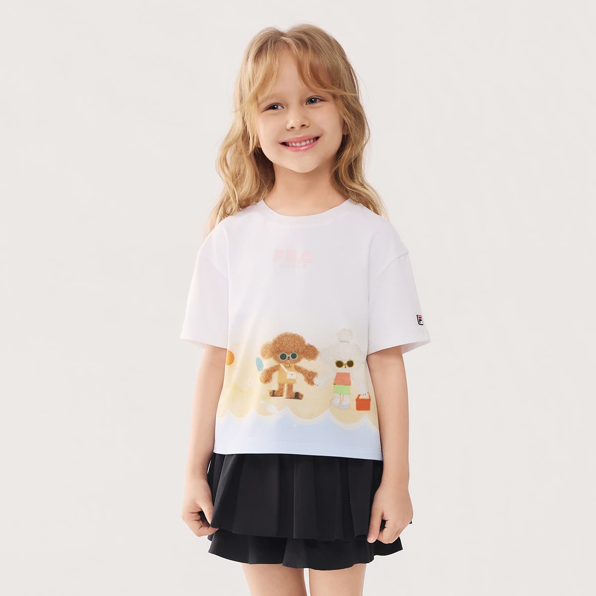 Футболка FILA KIDS T-рубашка с принтом по всей поверхности детская - изображение 2
