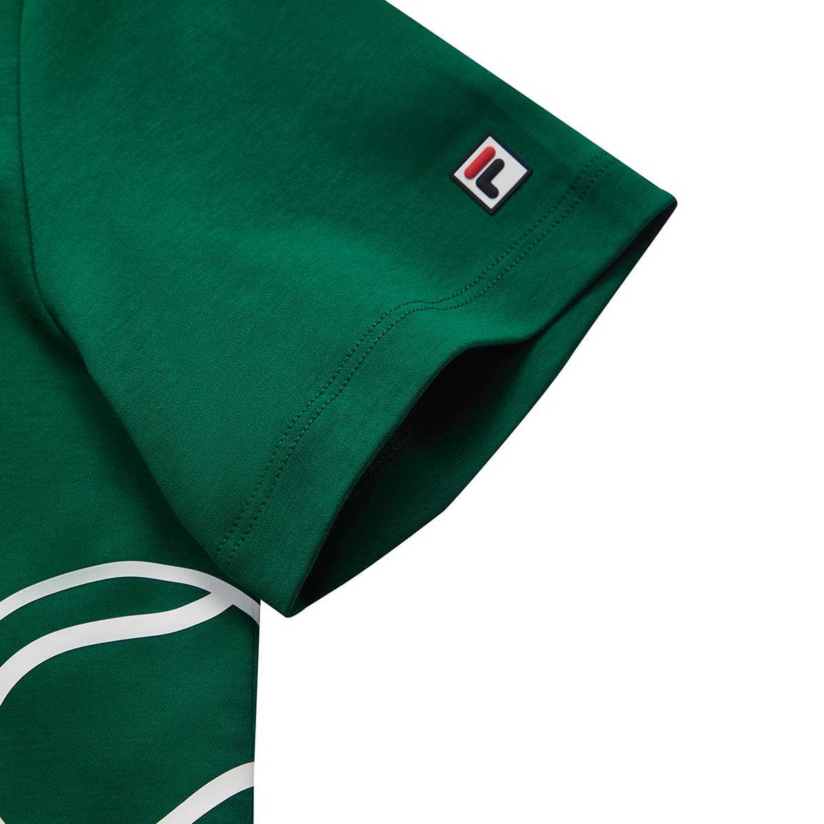 Футболка FILA KIDS Лесной зеленый Детские рубашки - изображение 5