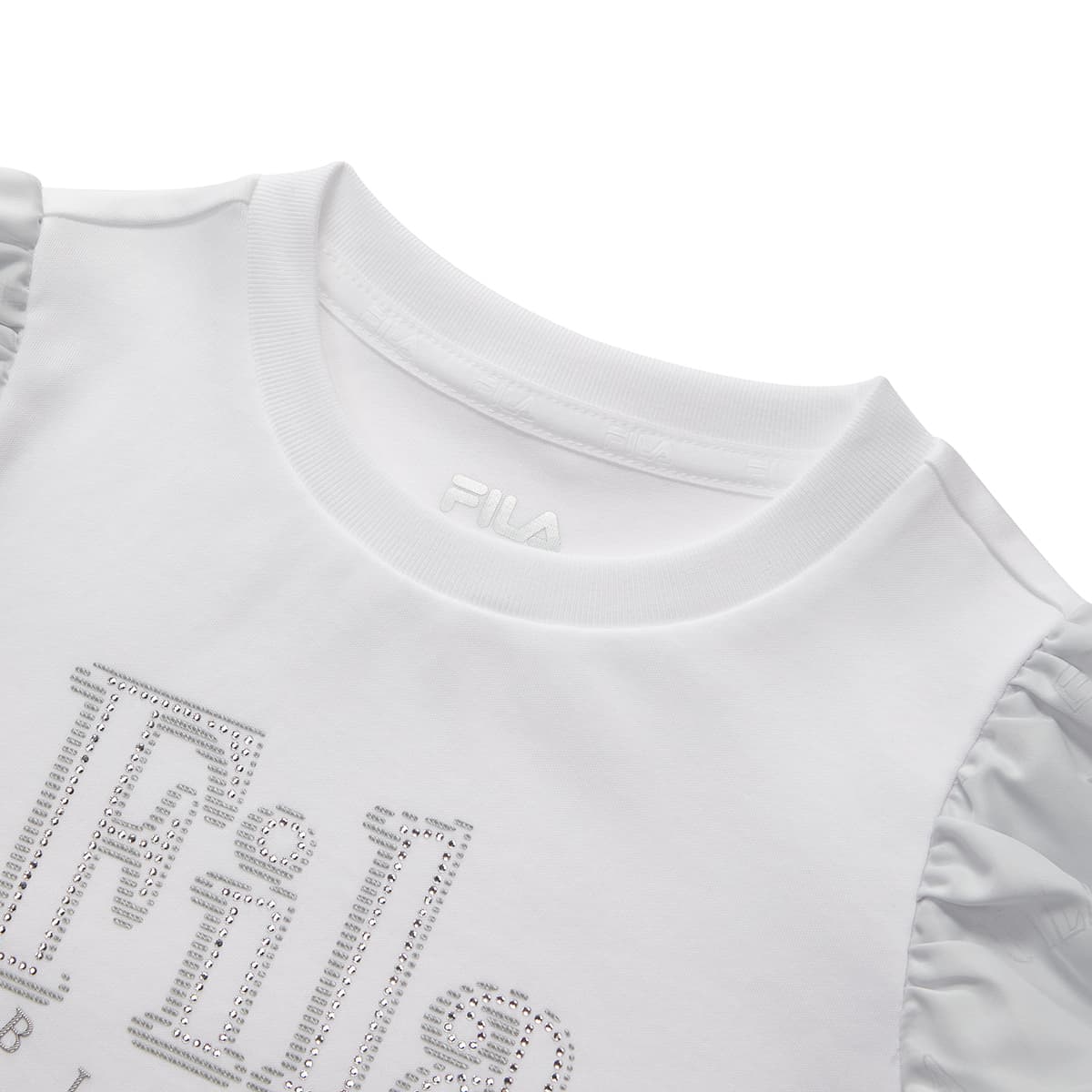 Футболка FILA KIDS Стандартный Белый Детская Рубашка T - изображение 3
