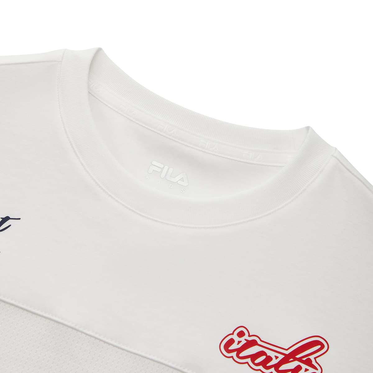 Футболка FILA KIDS Cloud White Детские рубашки - изображение 3