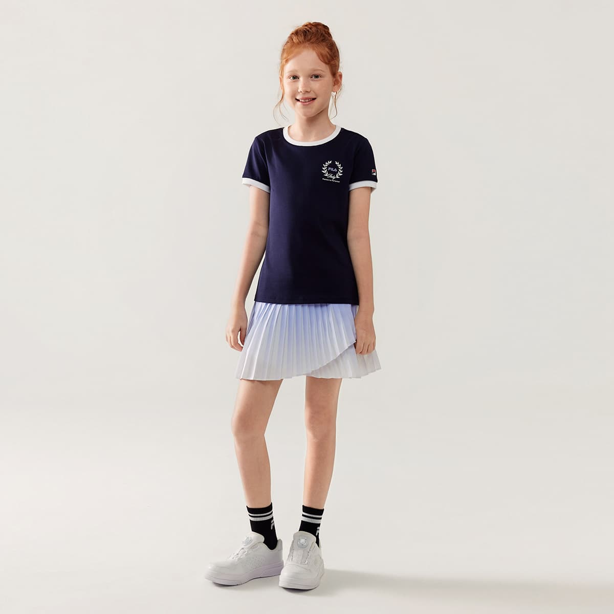 Футболка FILA KIDS Performance FPF RD Royal Blue Kids T-Shirts - изображение 4