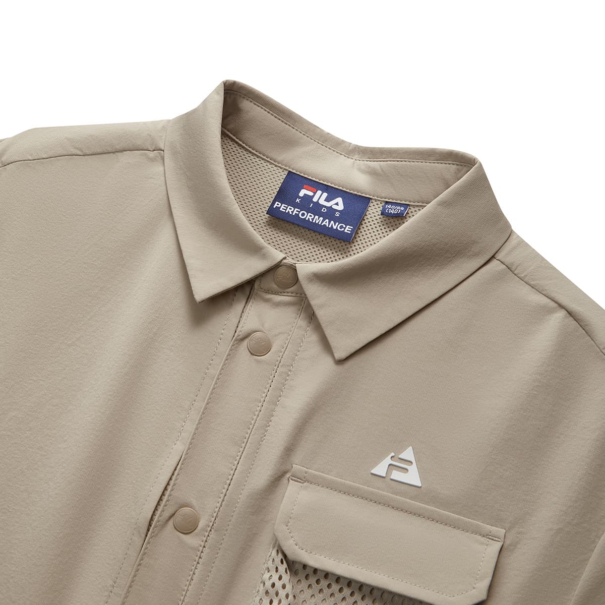 FILA KIDS Повседневная рубашка для выступлений FPF для детей - изображение 3