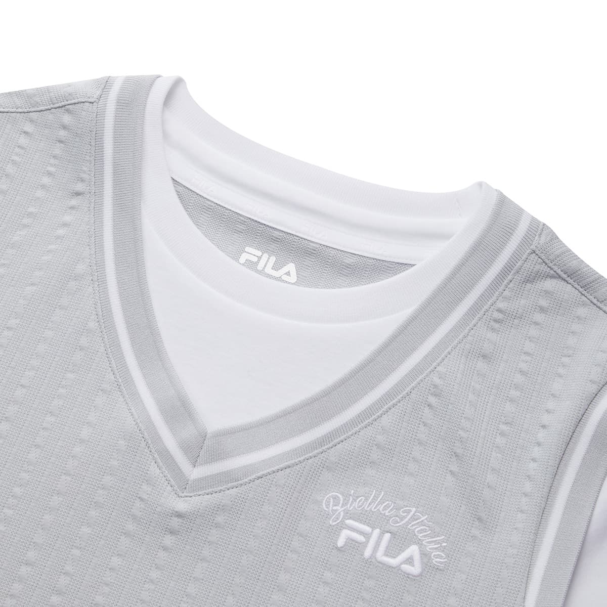 FILA KIDS Прекрасный мир Серый Детские Платья - изображение 4