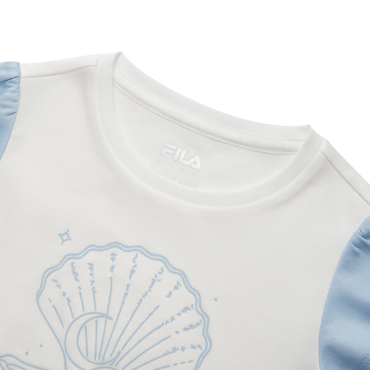 Футболка FILA KIDS Короткий рукав белый детский - изображение 3