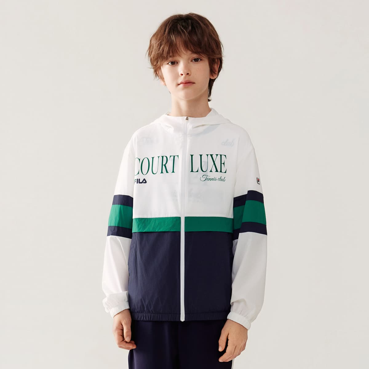 FILA KIDS Одежда с защитой от солнца уровень FPF RD королевский синий для детей - изображение 2