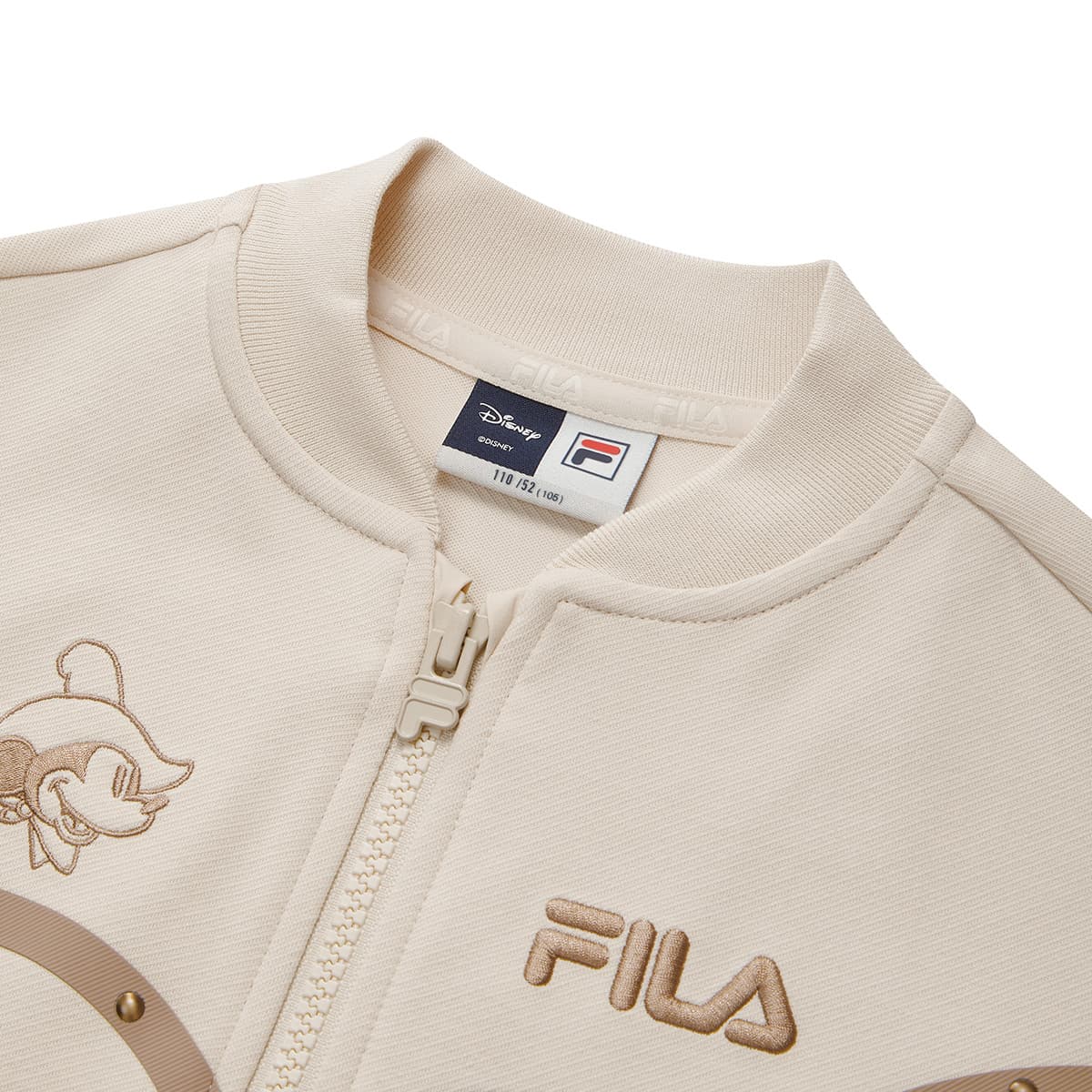 FILA KIDS Трикотажное пальто из ткани белое и серое для детей - изображение 3