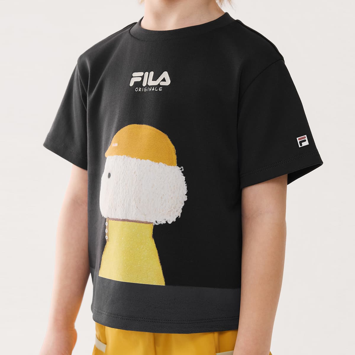 Футболка FILA KIDS T-рубашка Метеоритный черный Детский - изображение 5