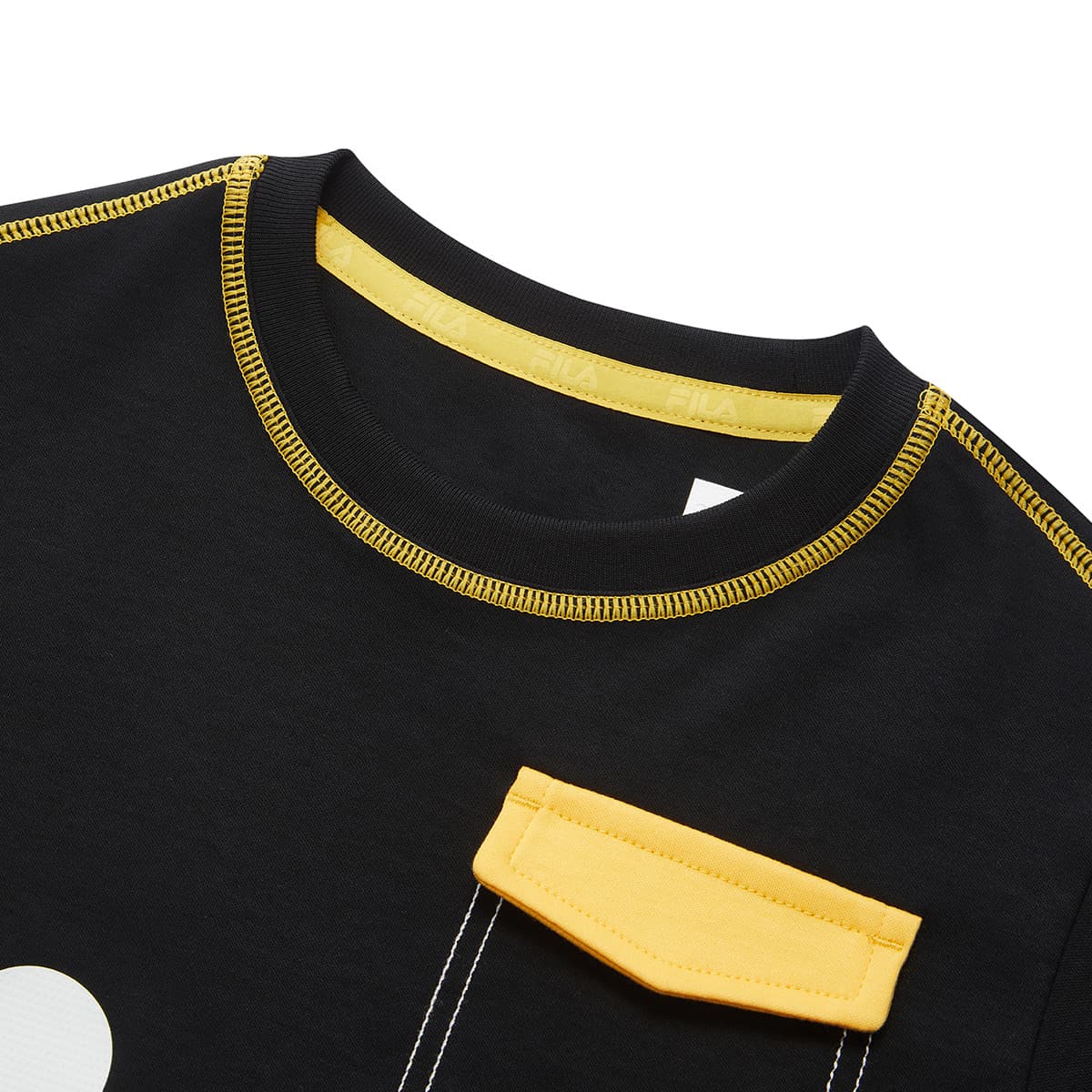 Футболка FILA KIDS Короткий рукав глубокий черный детский - изображение 3
