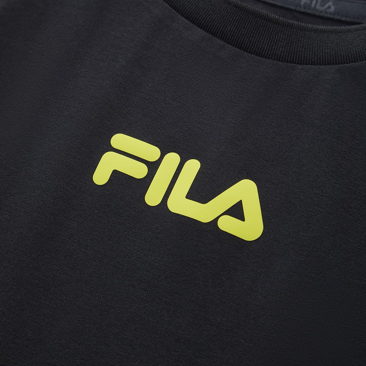 Футболка FILA KIDS Выступление Fpf Короткий рукав T-рубашка Глубокий черный Детский - изображение 4
